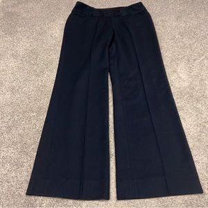 White House Black Market Legacy Pants Women's Black Size 4 Pockets